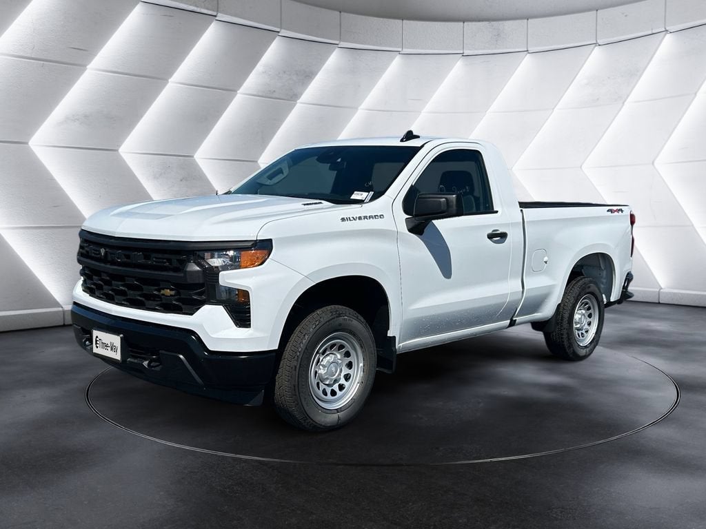Summit White 2026 Chevrolet Silverado 1500 Pickup Truck Four-Wheel Drive Automatic