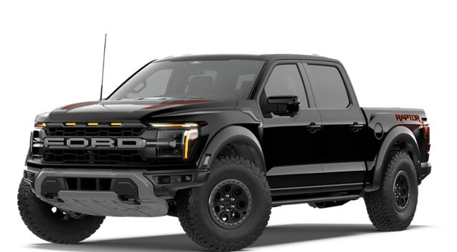 Agate Black Metallic 2026 Ford F-150 Raptor SuperCrew 4WD Pickup Truck Four-Wheel Drive Automatic