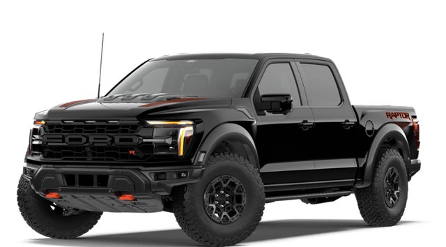 Agate Black Metallic 2026 Ford F-150 Raptor SuperCrew 4WD Pickup Truck Four-Wheel Drive Automatic