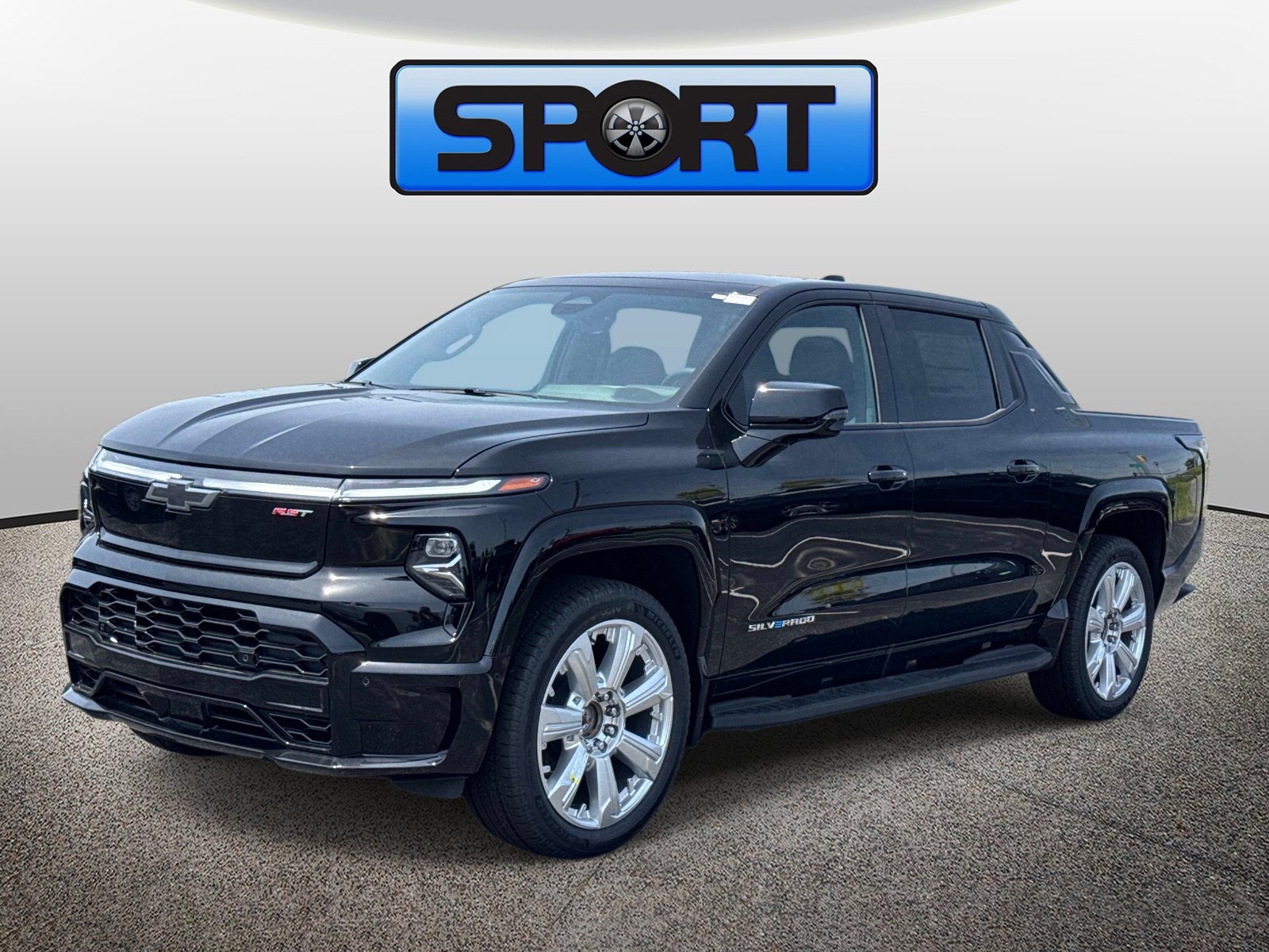 Black 2026 Chevrolet Silverado EV Pickup Truck All-Wheel Drive Automatic