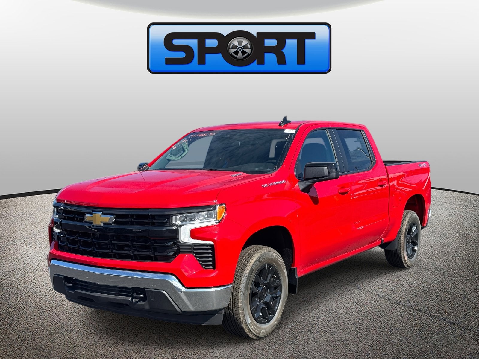 Red Hot 2025 Chevrolet Silverado 1500 Pickup Truck Four-Wheel Drive Automatic