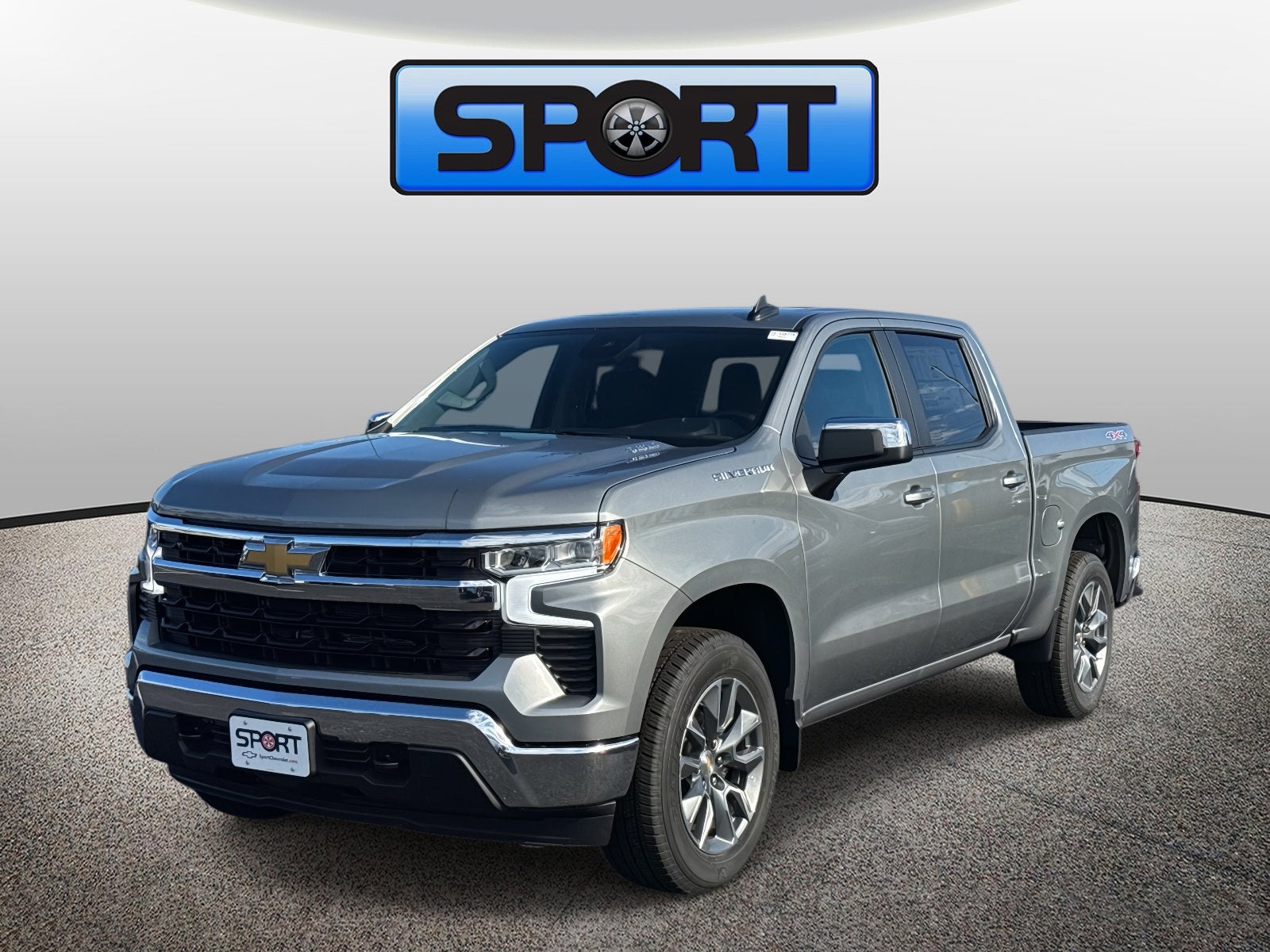 Sterling Gray Metallic 2026 Chevrolet Silverado 1500 Pickup Truck Four-Wheel Drive Automatic