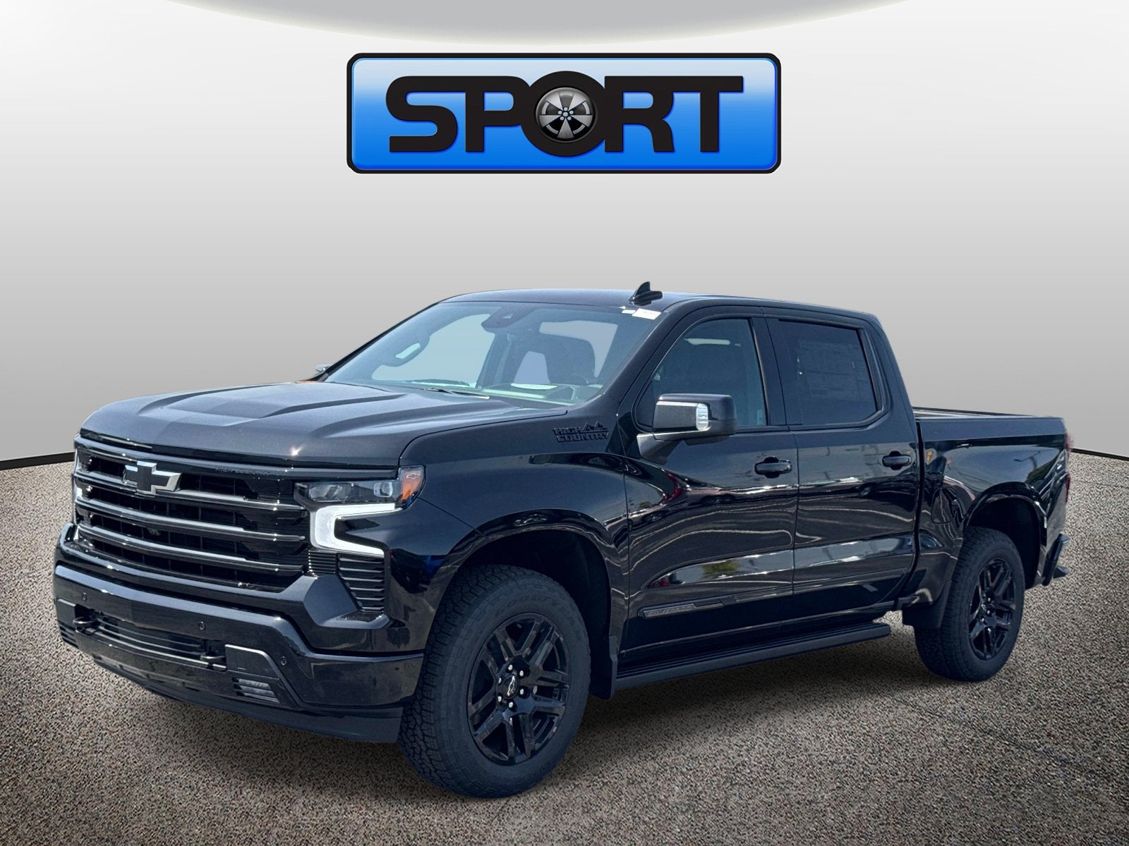 Black 2026 Chevrolet Silverado 1500 Pickup Truck Four-Wheel Drive Automatic