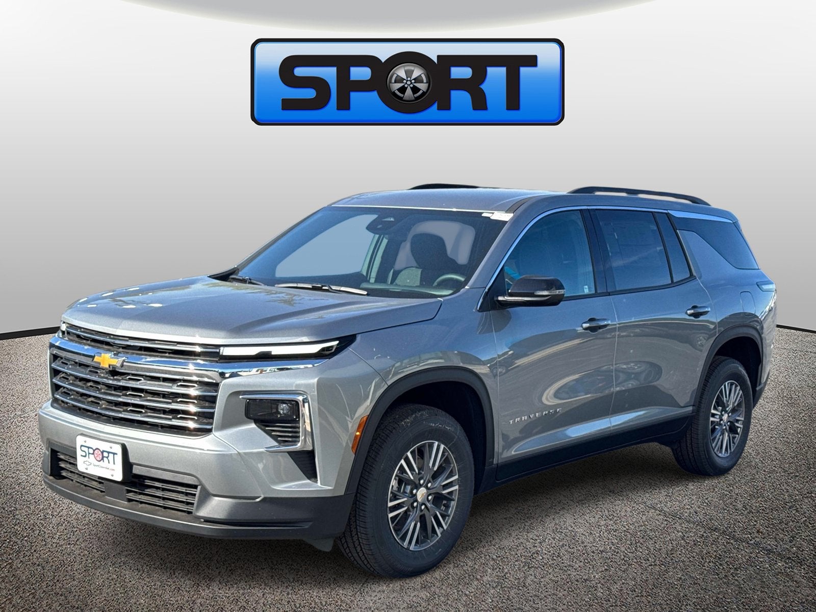 Sterling Gray Metallic 2026 Chevrolet Traverse SUV / Crossover Four-Wheel Drive Automatic