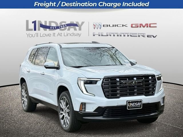 Glacier White Tricoat 2026 GMC Acadia SUV / Crossover Four-Wheel Drive Automatic