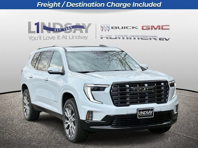 Glacier White Tricoat 2026 GMC Acadia SUV / Crossover Four-Wheel Drive Automatic