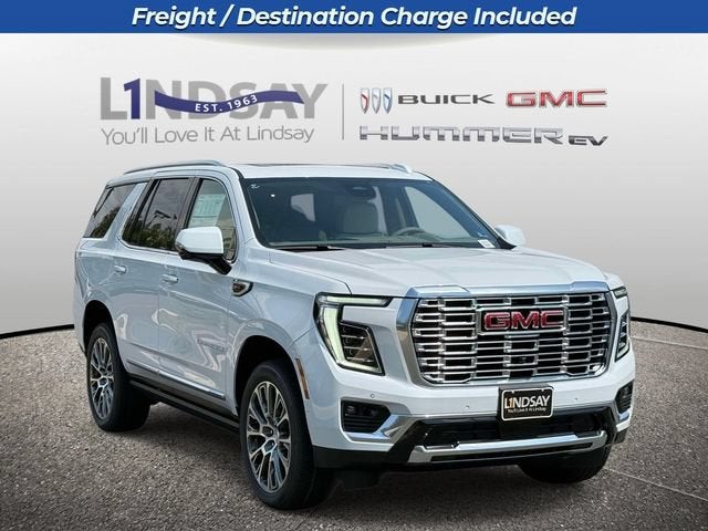 Glacier White Tricoat 2026 GMC Yukon SUV / Crossover Four-Wheel Drive Automatic