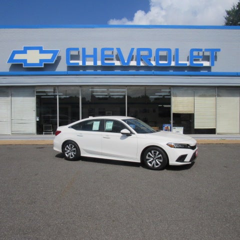 White 2024 Honda Civic Sedan Front-Wheel Drive 