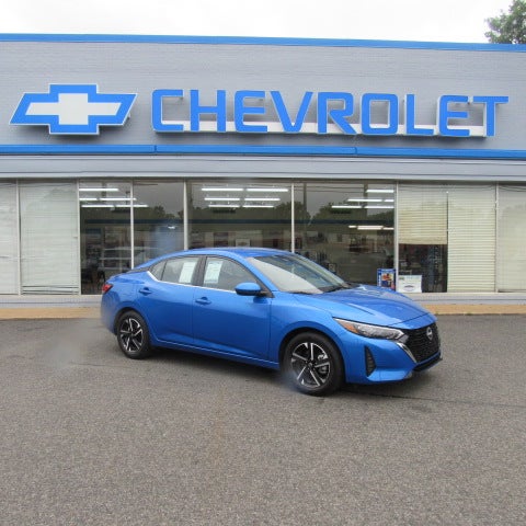 Blue 2025 Nissan Sentra Sedan Front-Wheel Drive Continuously Variable Transmission