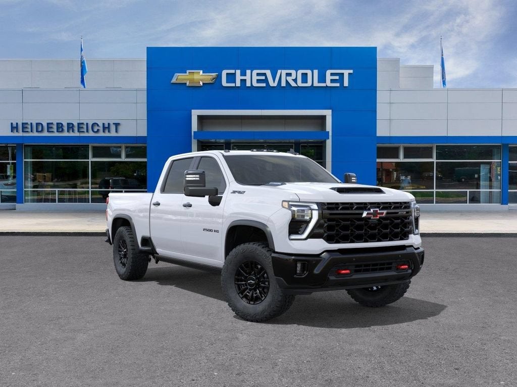 Summit White 2026 Chevrolet Silverado 2500HD Pickup Truck Four-Wheel Drive Automatic