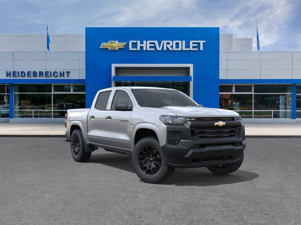 Sterling Gray Metallic 2026 Chevrolet Colorado Work Truck Crew Cab 4WD Pickup Truck Four-Wheel Drive Automatic