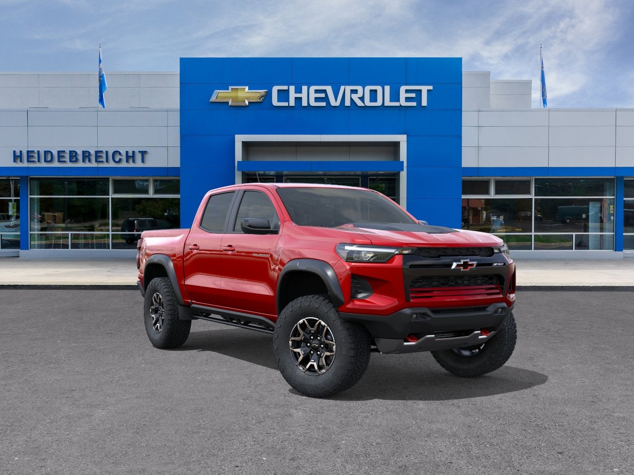 Radiant Red Tintcoat 2026 Chevrolet Colorado Pickup Truck Four-Wheel Drive Automatic