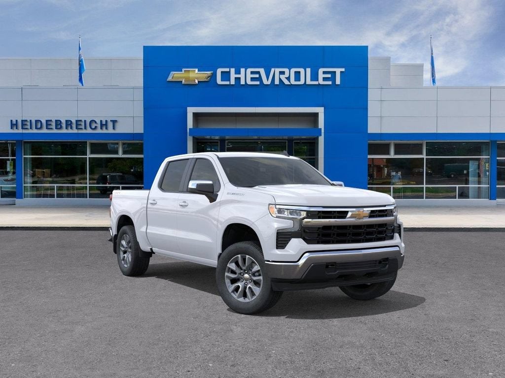Summit White 2026 Chevrolet Silverado 1500 Pickup Truck Four-Wheel Drive Automatic