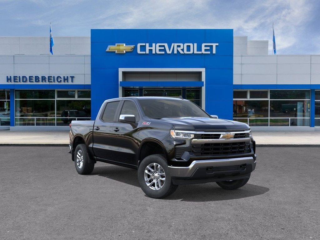 Black 2026 Chevrolet Silverado 1500 Pickup Truck Four-Wheel Drive Automatic