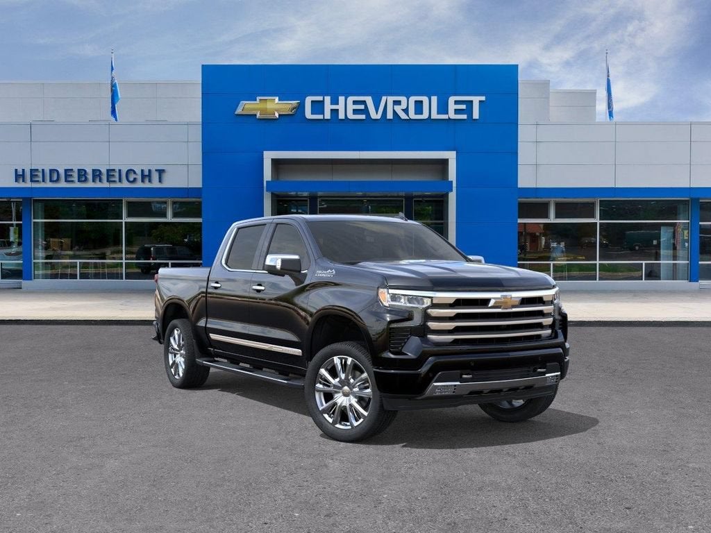 Black 2026 Chevrolet Silverado 1500 Pickup Truck Four-Wheel Drive Automatic