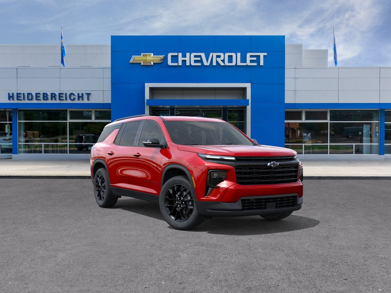 Radiant Red Tintcoat 2026 Chevrolet Traverse SUV / Crossover Four-Wheel Drive Automatic