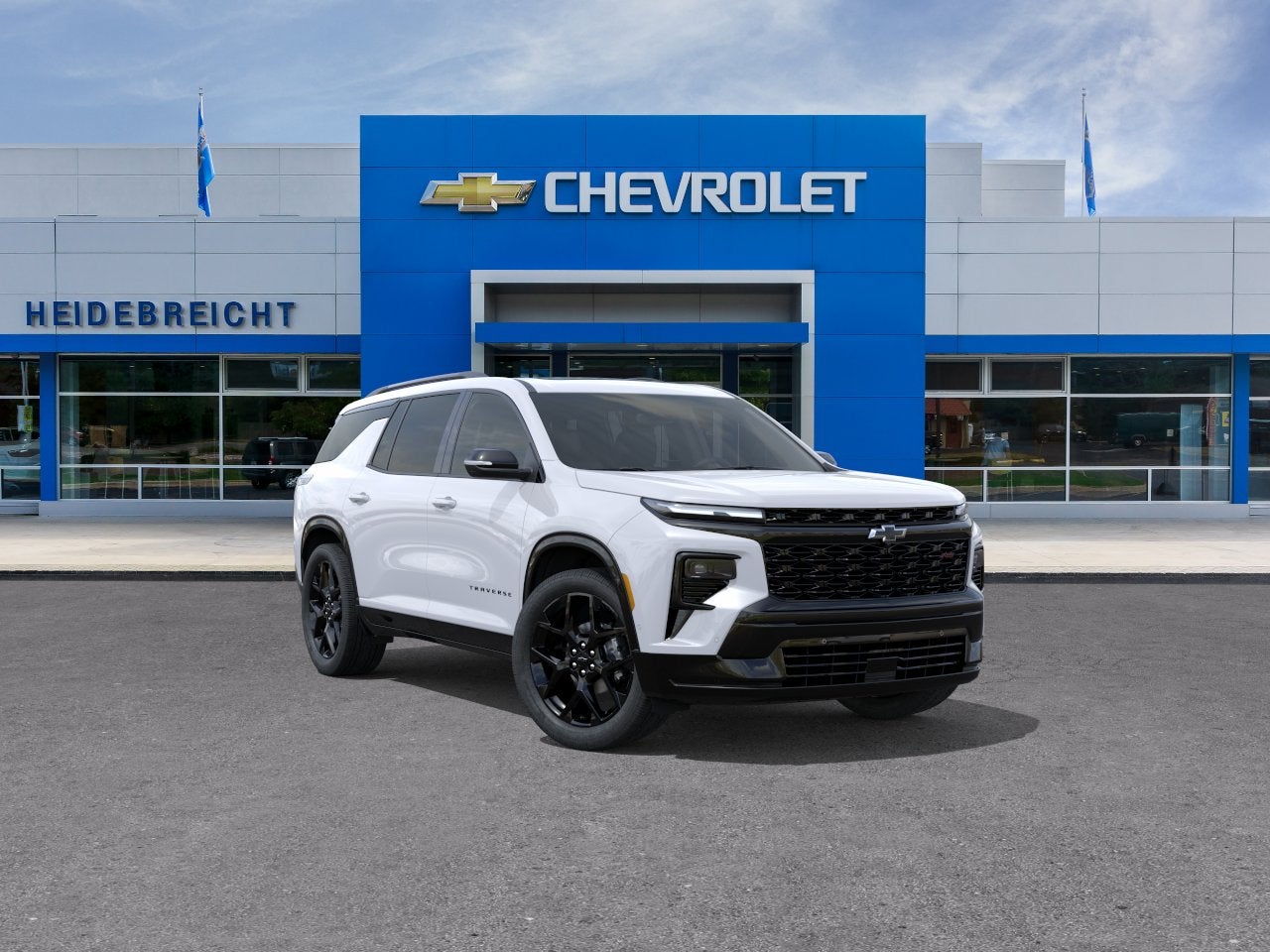 Polar White Tricoat 2026 Chevrolet Traverse SUV / Crossover Four-Wheel Drive Automatic