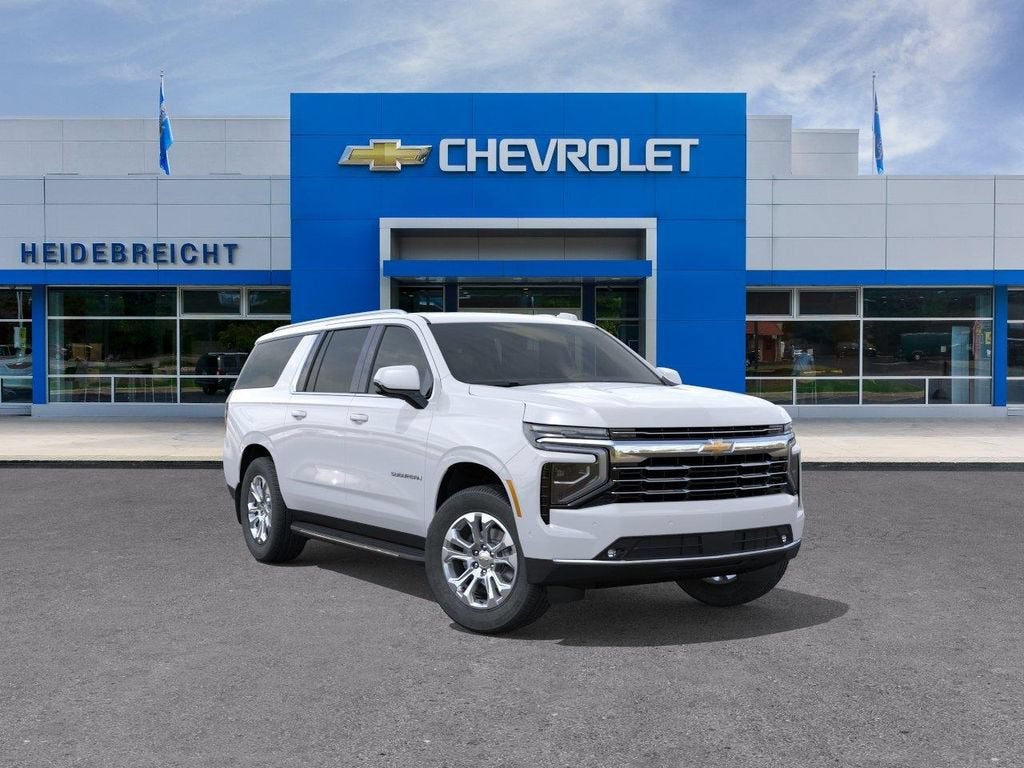 Summit White 2026 Chevrolet Suburban SUV / Crossover Four-Wheel Drive Automatic
