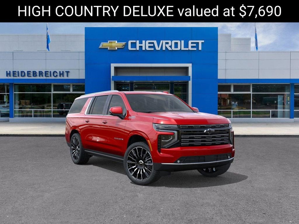 Radiant Red Tintcoat 2026 Chevrolet Suburban SUV / Crossover Four-Wheel Drive Automatic