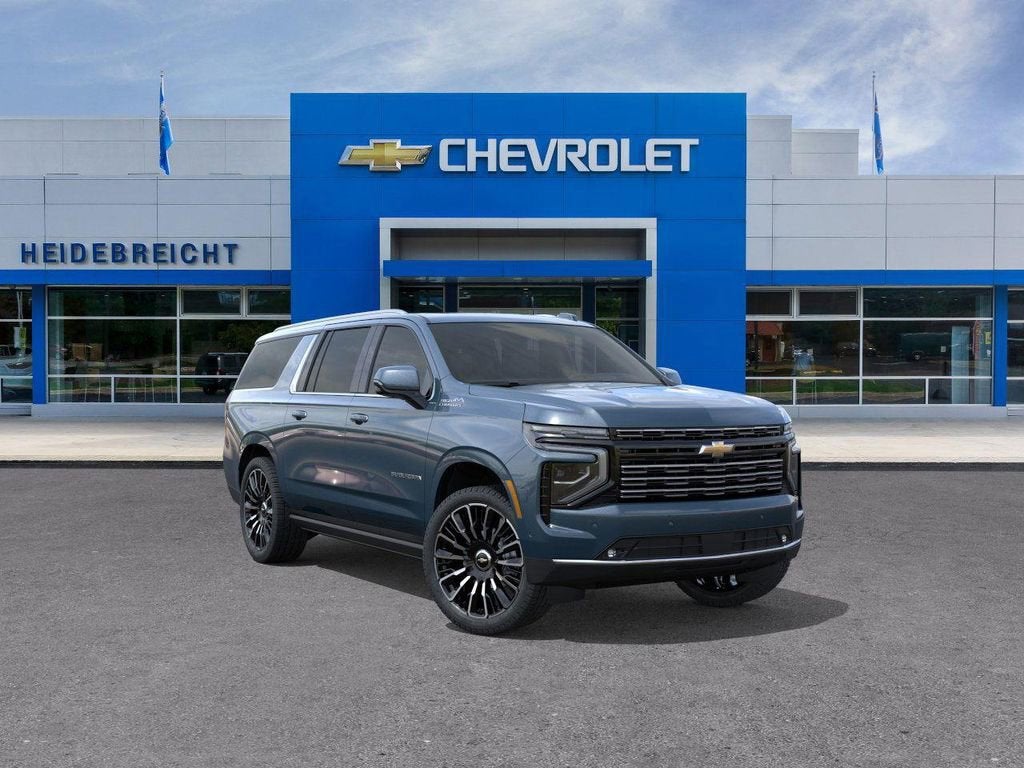 Lakeshore Blue Metallic 2026 Chevrolet Suburban SUV / Crossover Four-Wheel Drive Automatic