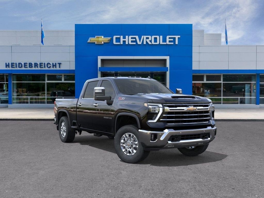 Black 2026 Chevrolet Silverado 2500HD Pickup Truck Four-Wheel Drive Automatic