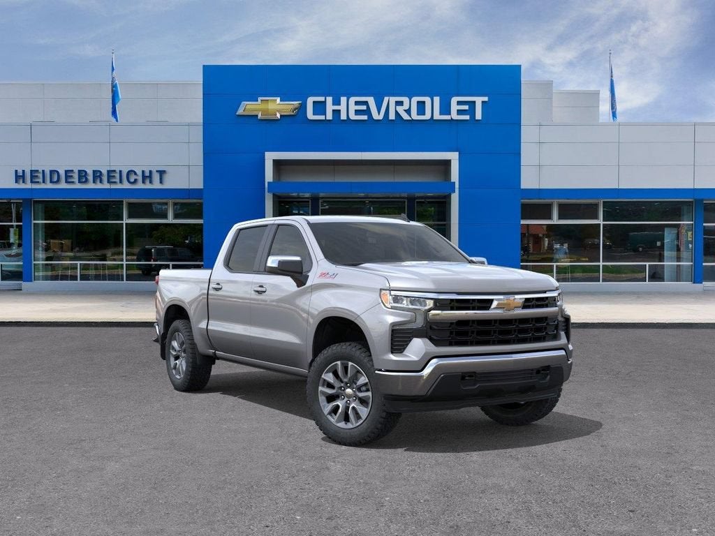Sterling Gray Metallic 2026 Chevrolet Silverado 1500 Pickup Truck Four-Wheel Drive Automatic