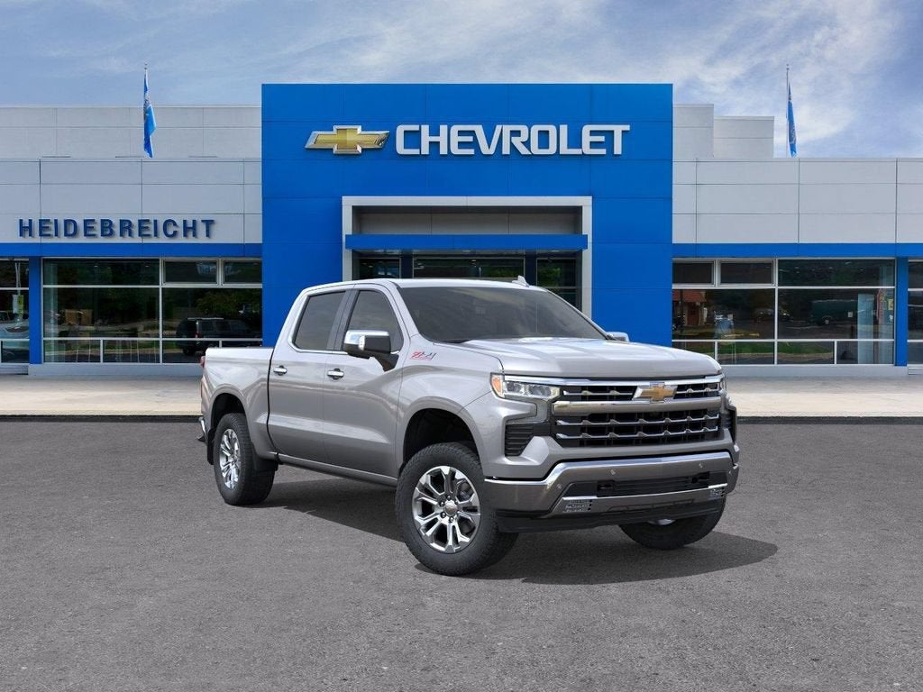Sterling Gray Metallic 2026 Chevrolet Silverado 1500 Pickup Truck Four-Wheel Drive Automatic