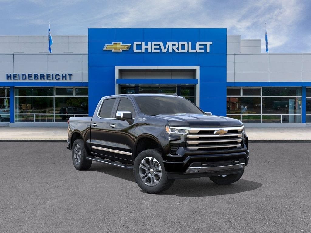 Black 2026 Chevrolet Silverado 1500 Pickup Truck Four-Wheel Drive Automatic