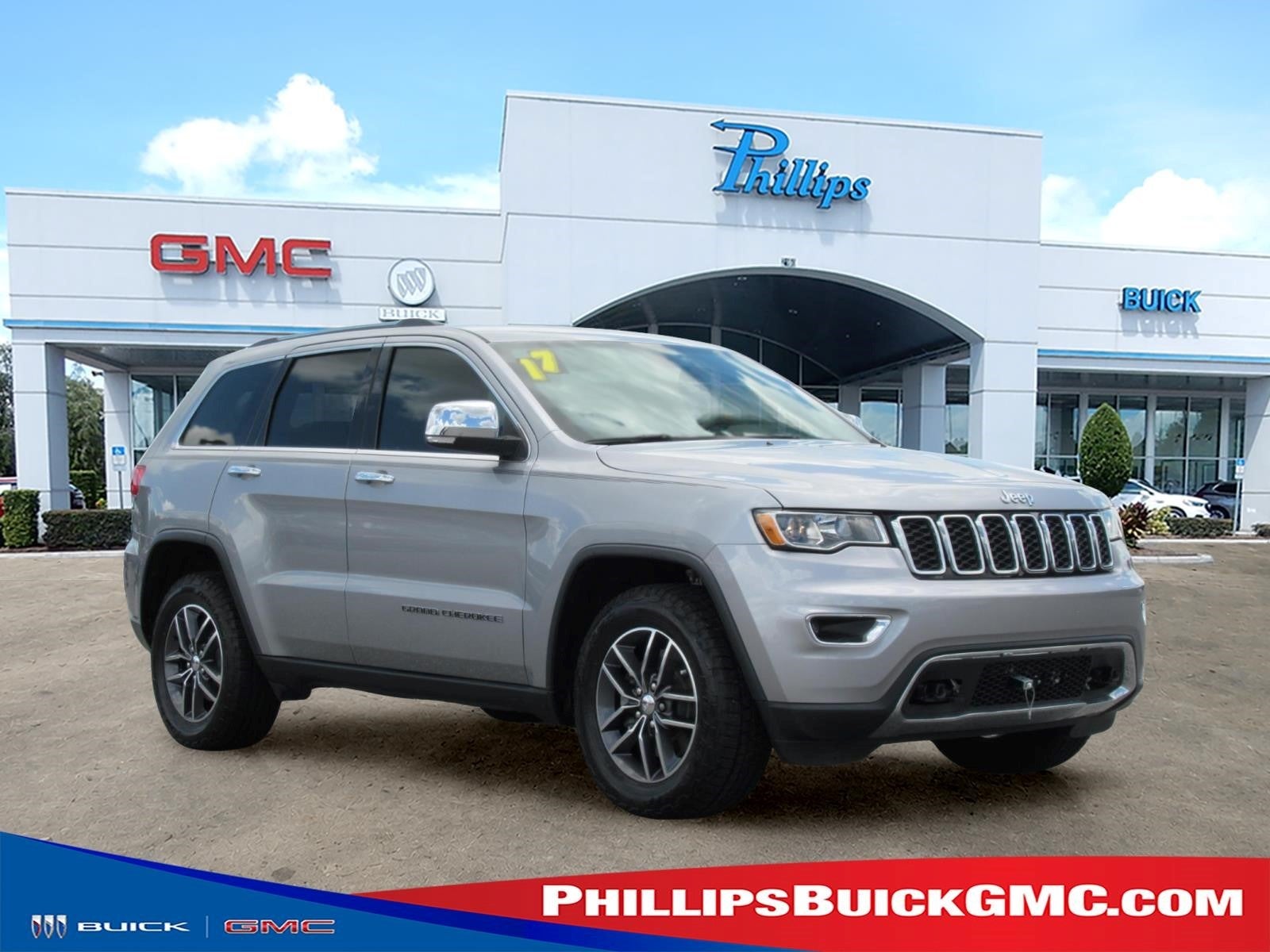 Silver 2017 Jeep Grand Cherokee Limited 4WD SUV / Crossover Four-Wheel Drive Automatic