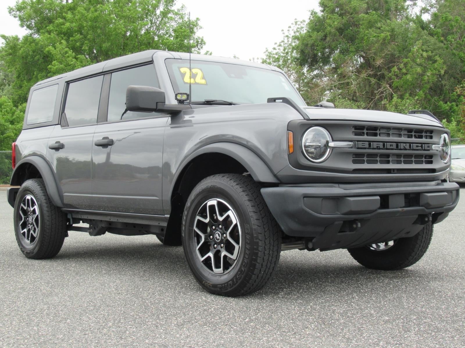 Gray 2022 Ford Bronco SUV / Crossover Four-Wheel Drive Automatic
