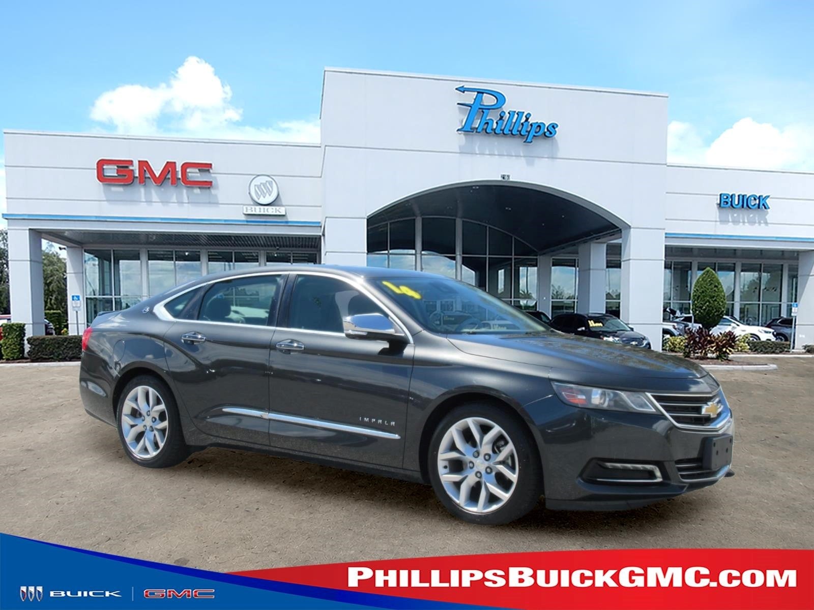 Ashen Gray Metallic 2014 Chevrolet Impala Sedan Front-Wheel Drive Automatic