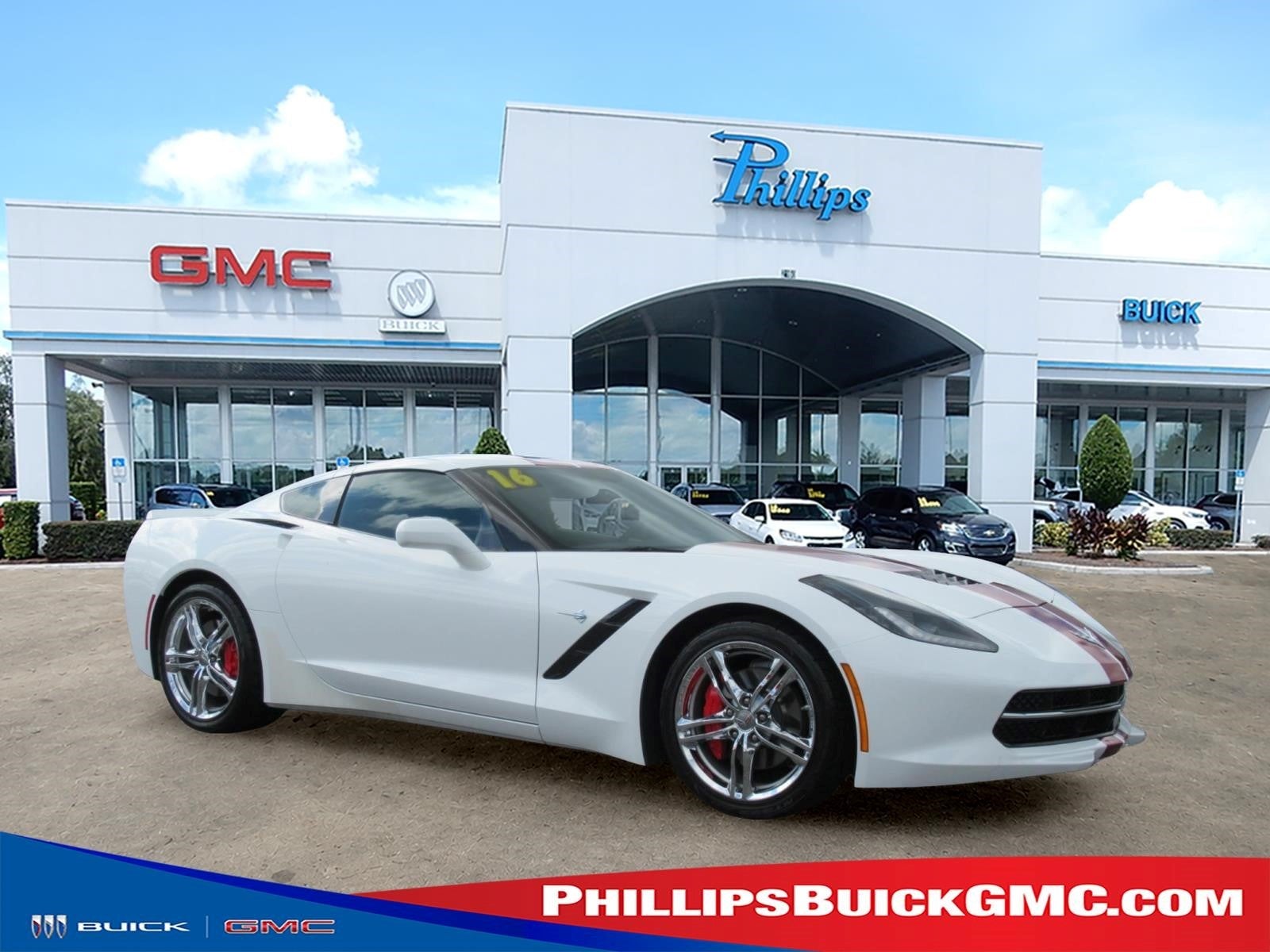 Arctic White 2016 Chevrolet Corvette Coupe Rear-Wheel Drive Automatic