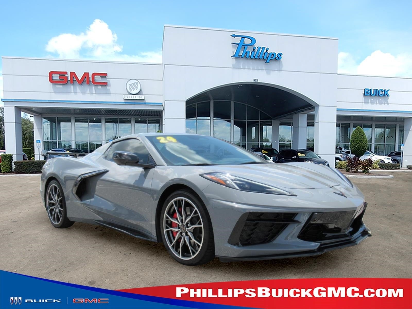 Sea Wolf Gray Tricoat 2024 Chevrolet Corvette Convertible Rear-Wheel Drive Automatic