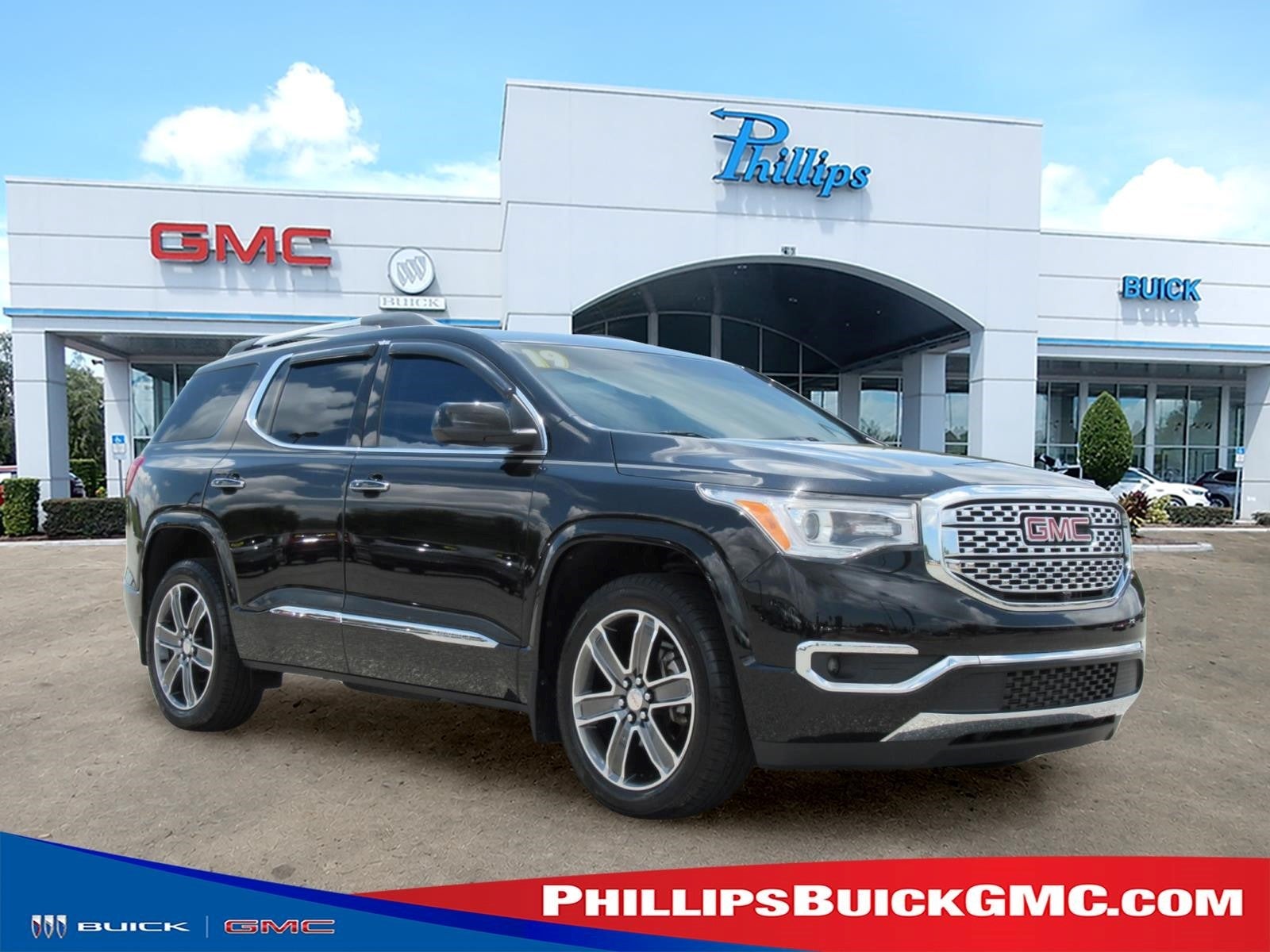 Black (Ebony Twilight Metallic) 2019 GMC Acadia SUV / Crossover Front-Wheel Drive Automatic