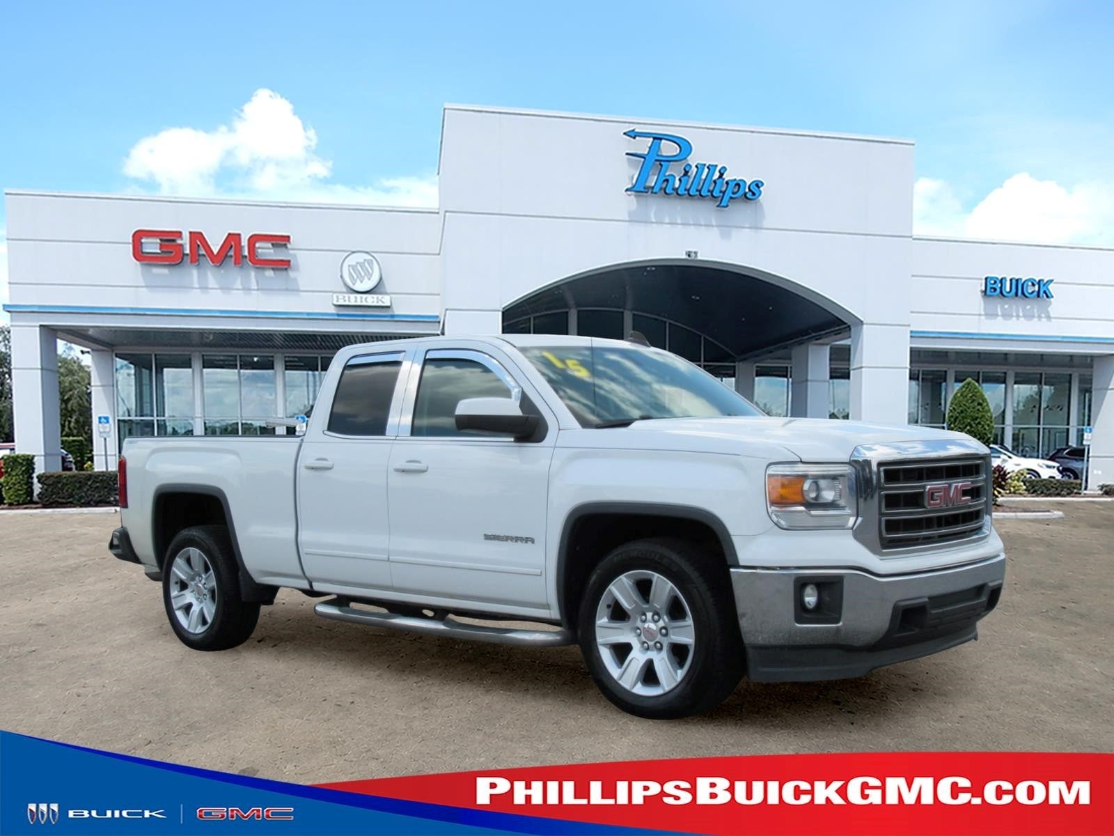 Summit White 2015 GMC Sierra 1500 Pickup Truck 4X2 Automatic