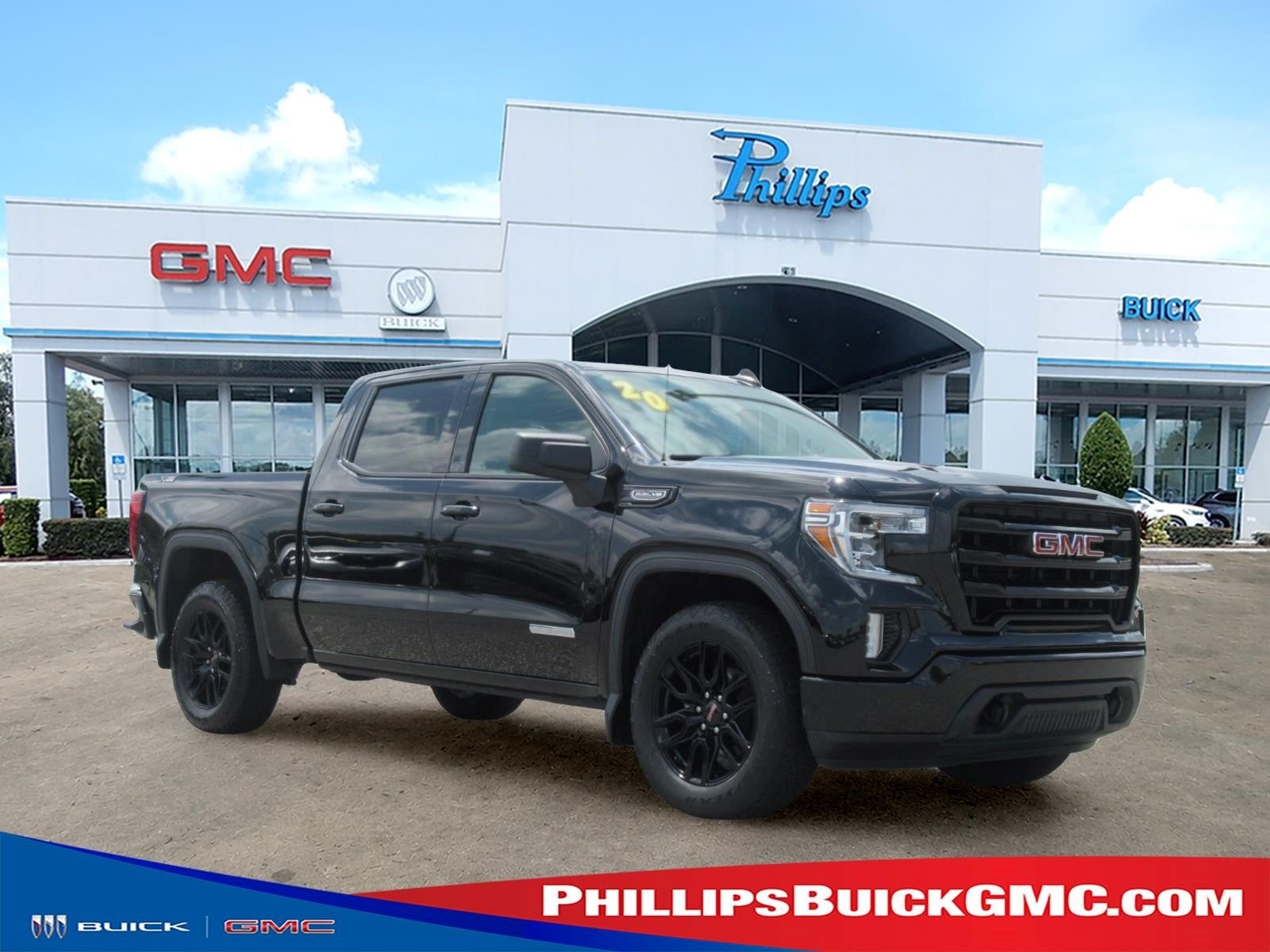 Onyx Black 2020 GMC Sierra 1500 Pickup Truck Four-Wheel Drive Automatic