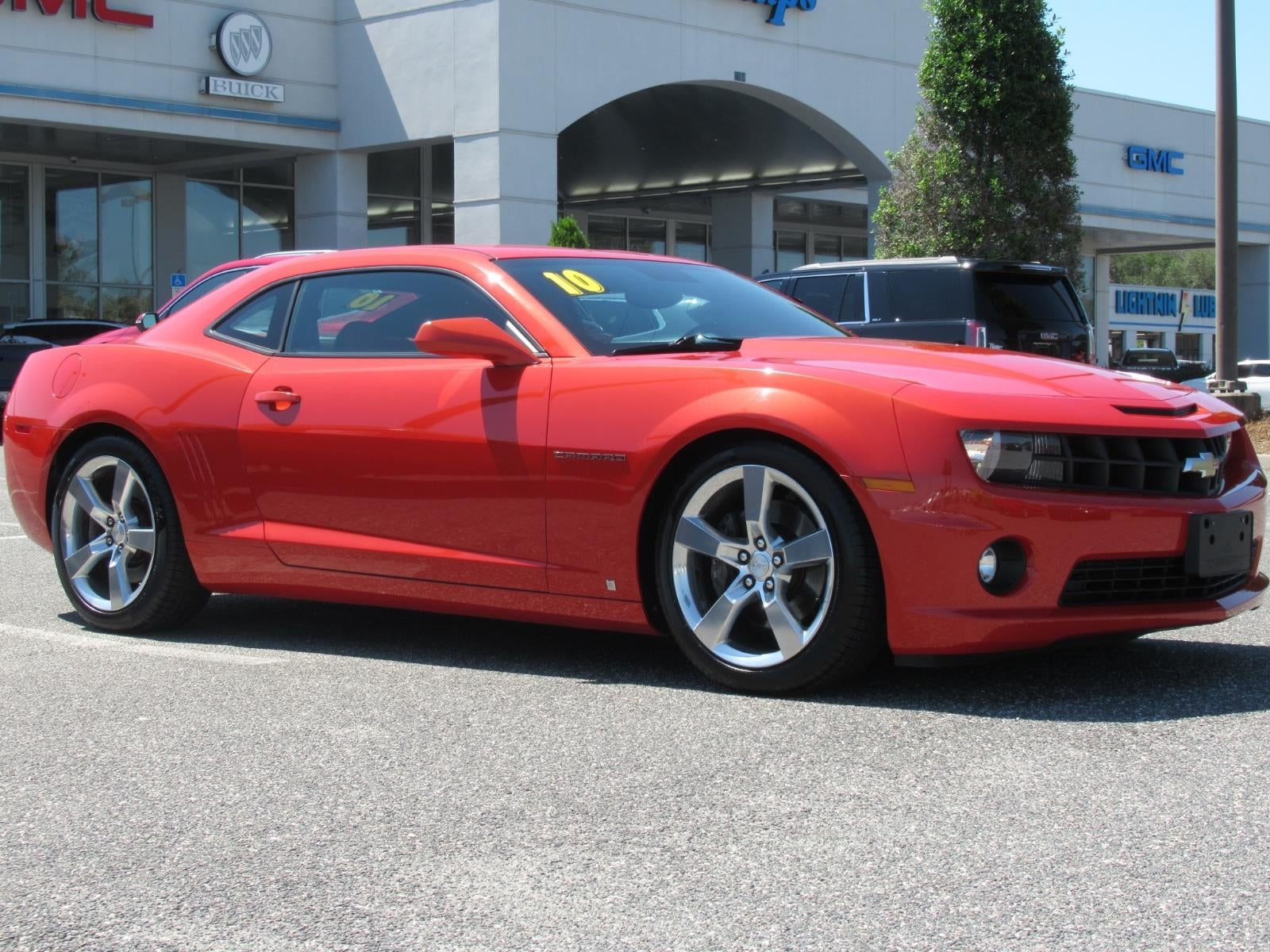 Inferno Orange Metallic 2010 Chevrolet Camaro Coupe Rear-Wheel Drive Automatic
