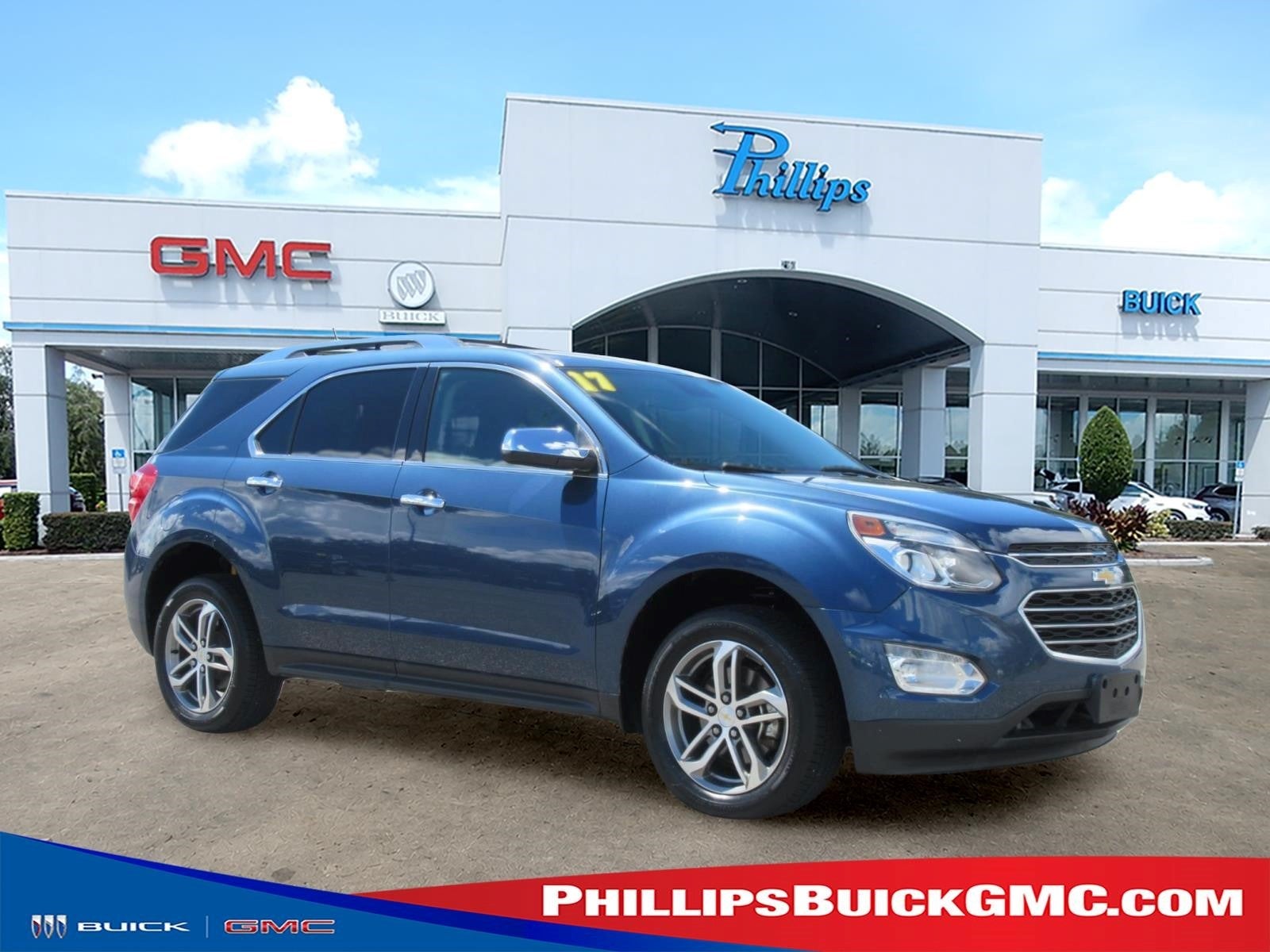 Patriot Blue Metallic 2017 Chevrolet Equinox SUV / Crossover All-Wheel Drive Automatic