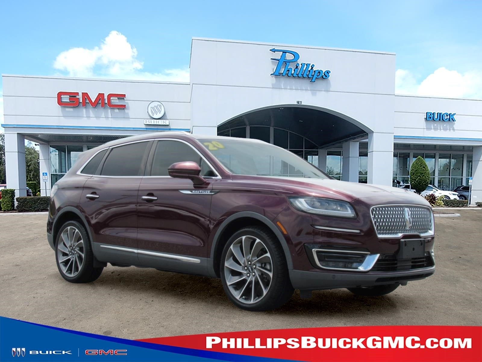 Red (Burgundy Velvet) 2020 Lincoln Nautilus SUV / Crossover All-Wheel Drive Automatic