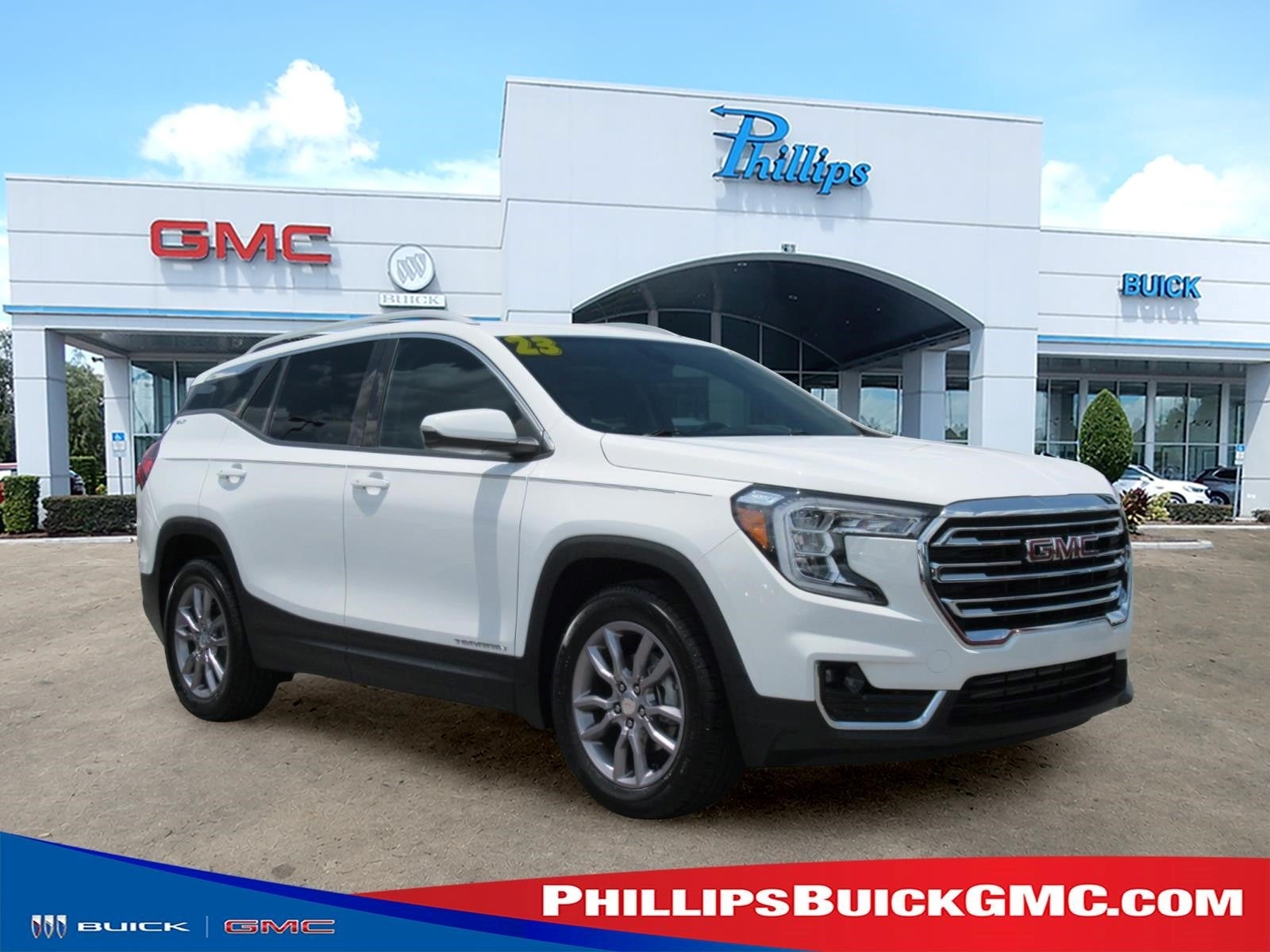 Summit White 2023 GMC Terrain SUV / Crossover Front-Wheel Drive Automatic