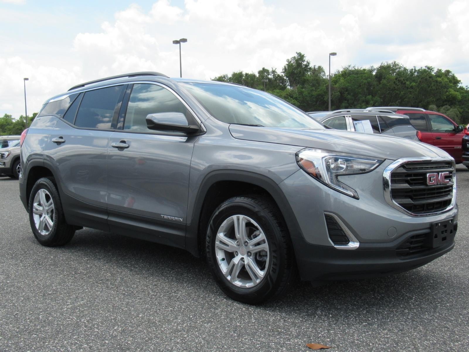 Gray (Satin Steel Metallic) 2020 GMC Terrain SLE AWD SUV / Crossover Four-Wheel Drive Automatic