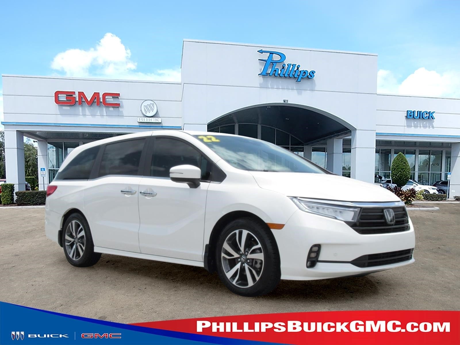 Platinum White Pearl 2022 Honda Odyssey Minivan Front-Wheel Drive Automatic