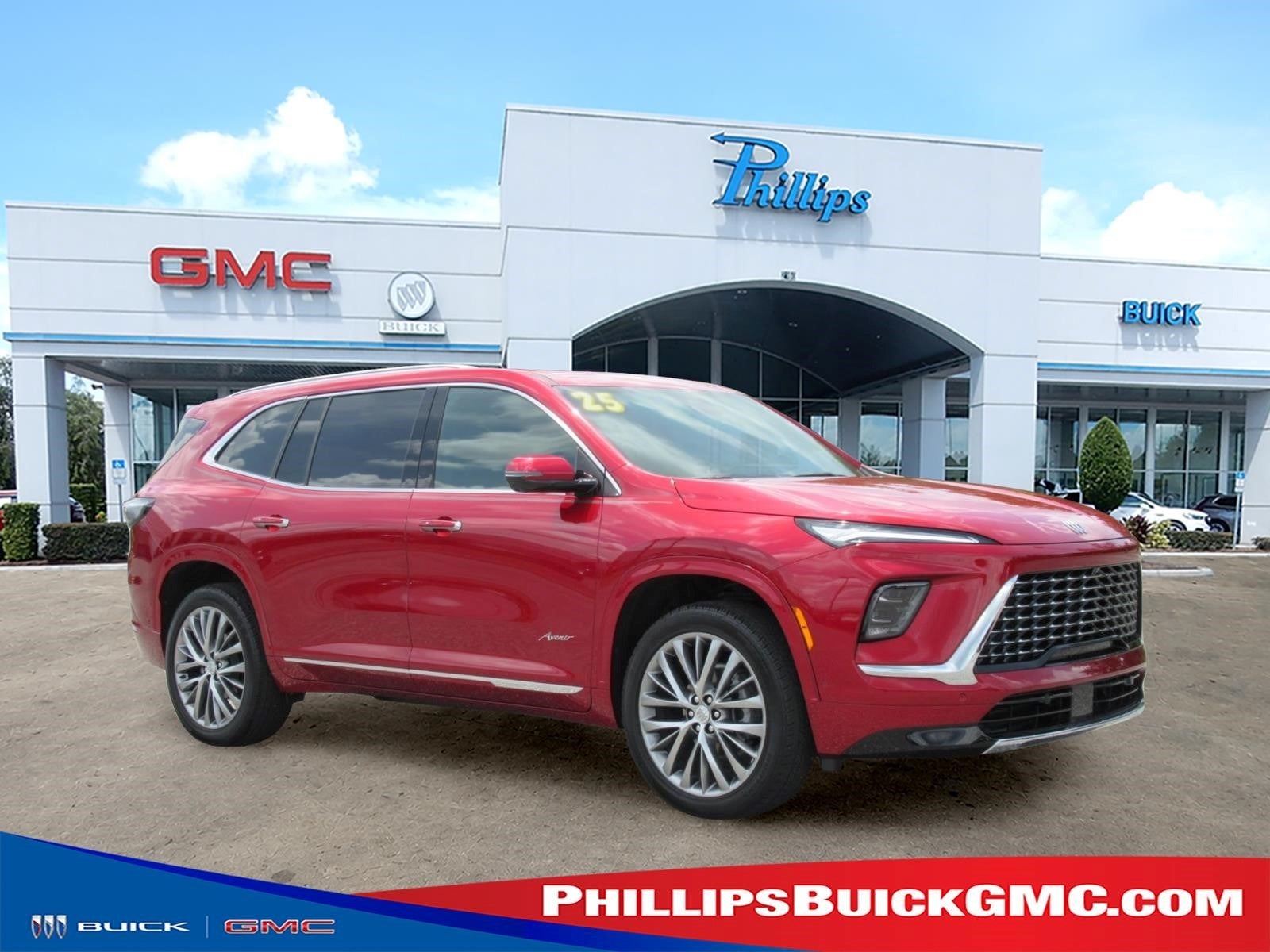 Cherry Red Tintcoat 2025 Buick Enclave SUV / Crossover Four-Wheel Drive Automatic