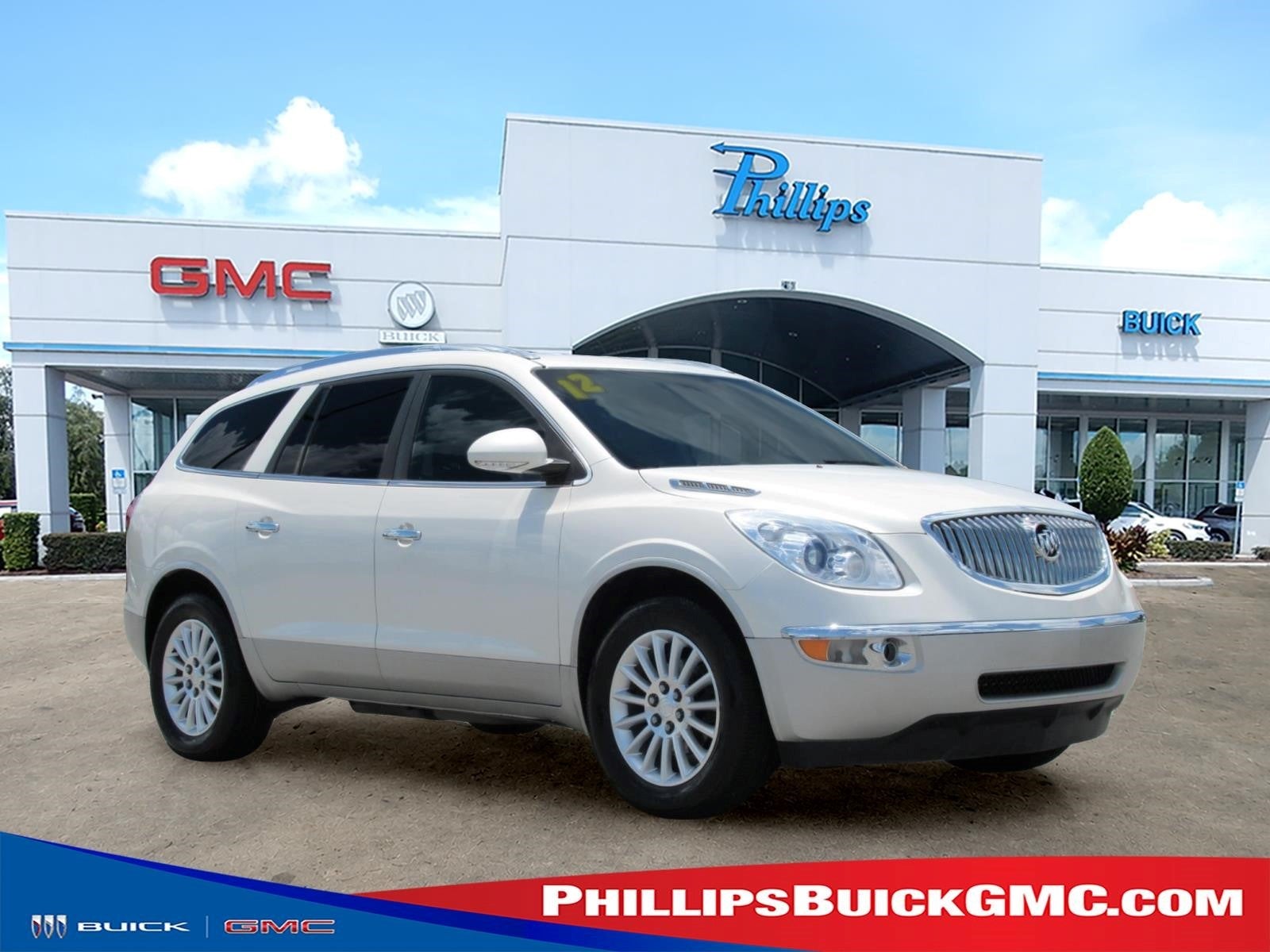 White Diamond Tricoat 2012 Buick Enclave SUV / Crossover Front-Wheel Drive Automatic