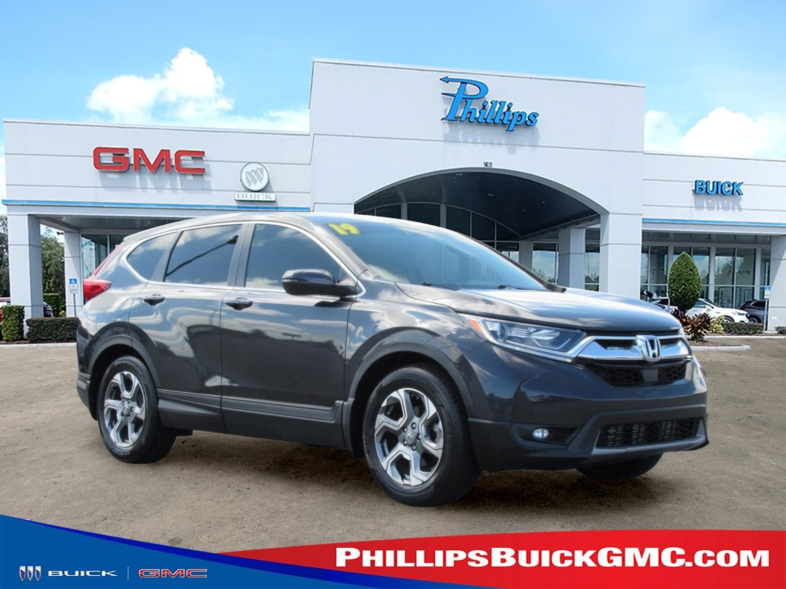 Gray 2019 Honda CR-V SUV / Crossover Front-Wheel Drive Automatic