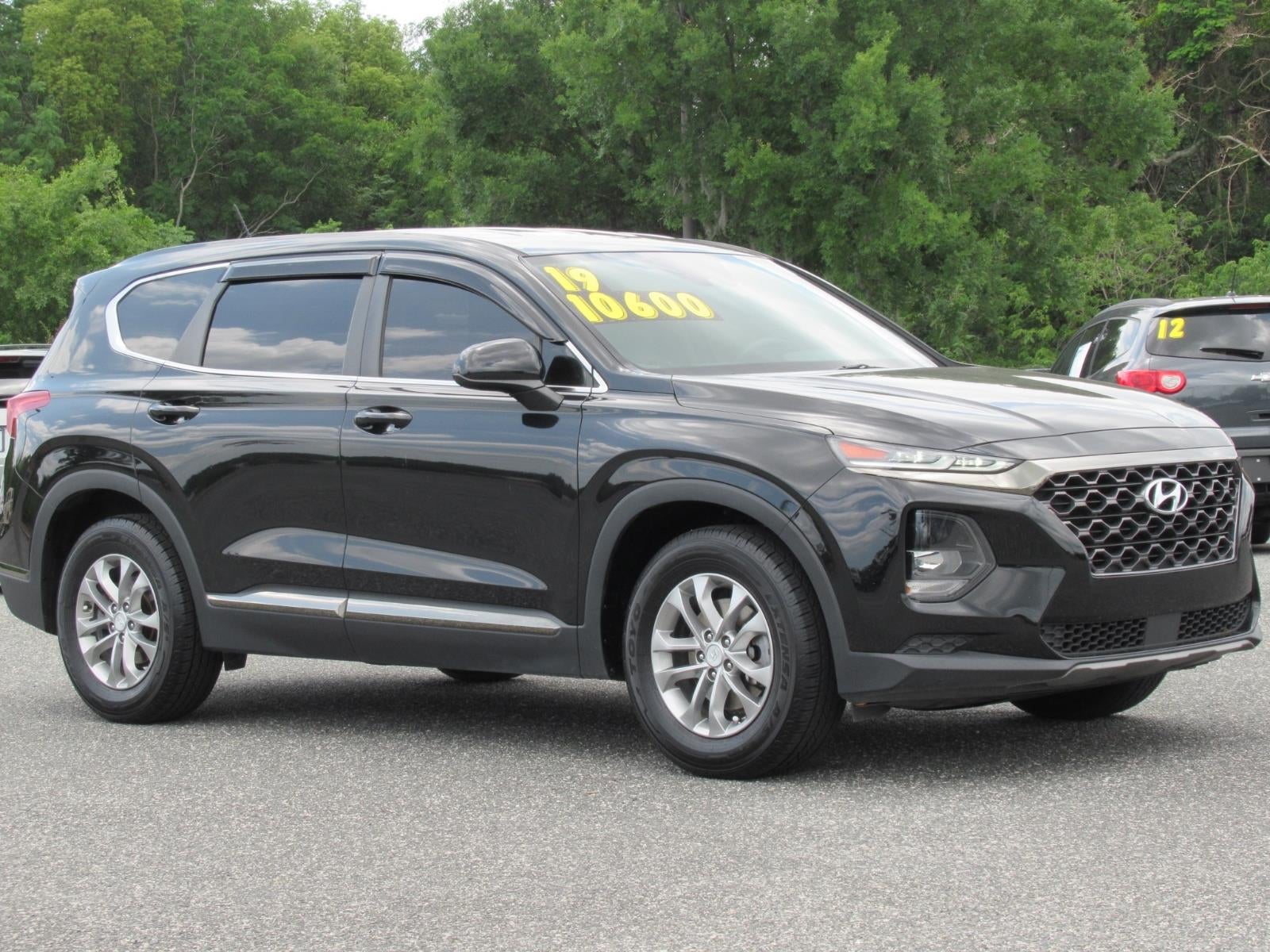 Black 2019 Hyundai Santa Fe SUV / Crossover Front-Wheel Drive Automatic