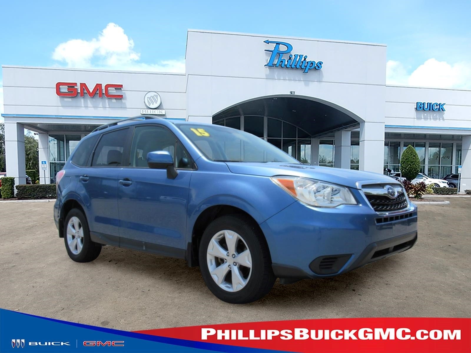 Quartz Blue Pearl 2015 Subaru Forester 2.5i Premium SUV / Crossover All-Wheel Drive Automatic