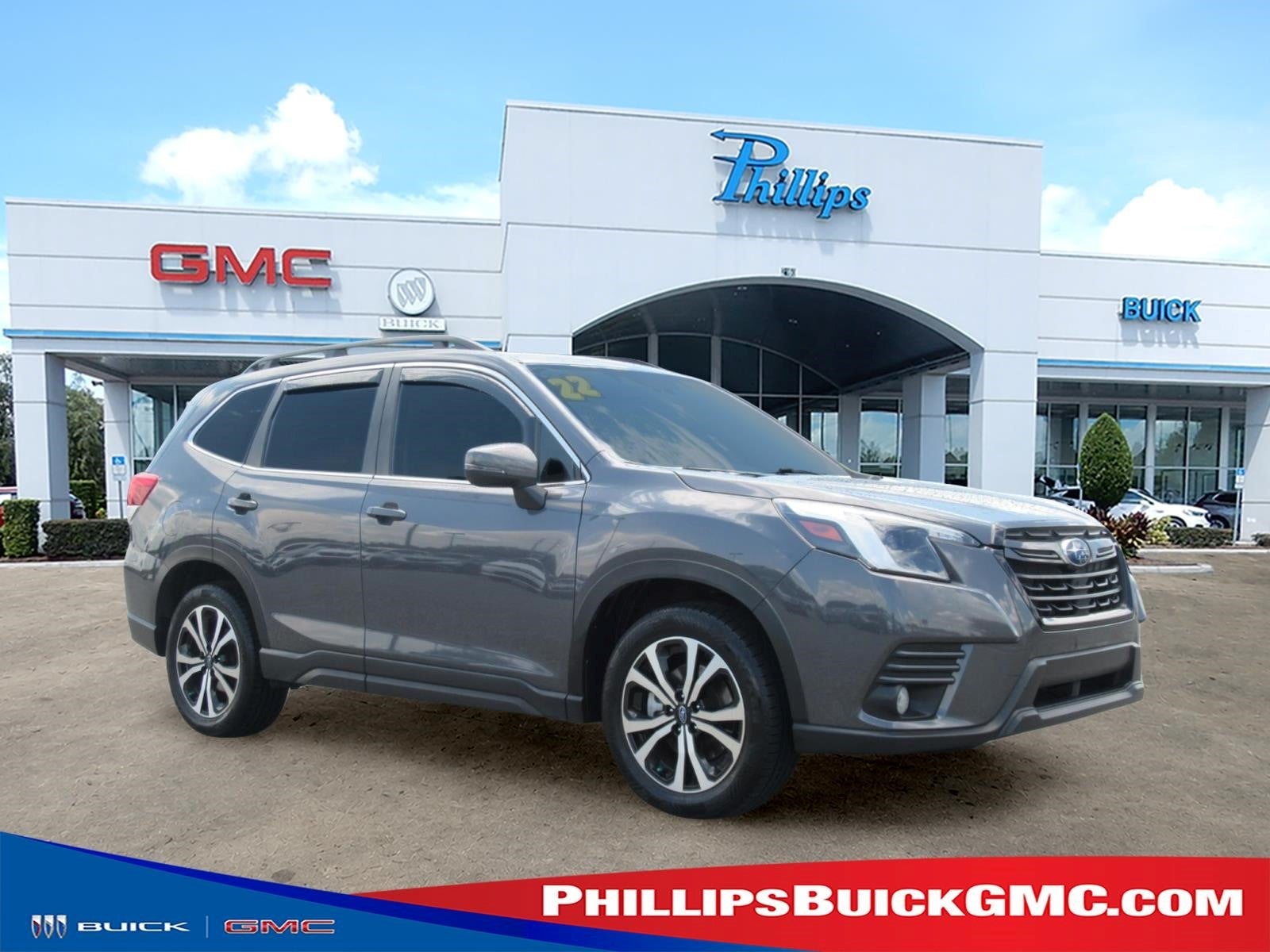 Gray 2022 Subaru Forester SUV / Crossover All-Wheel Drive Automatic