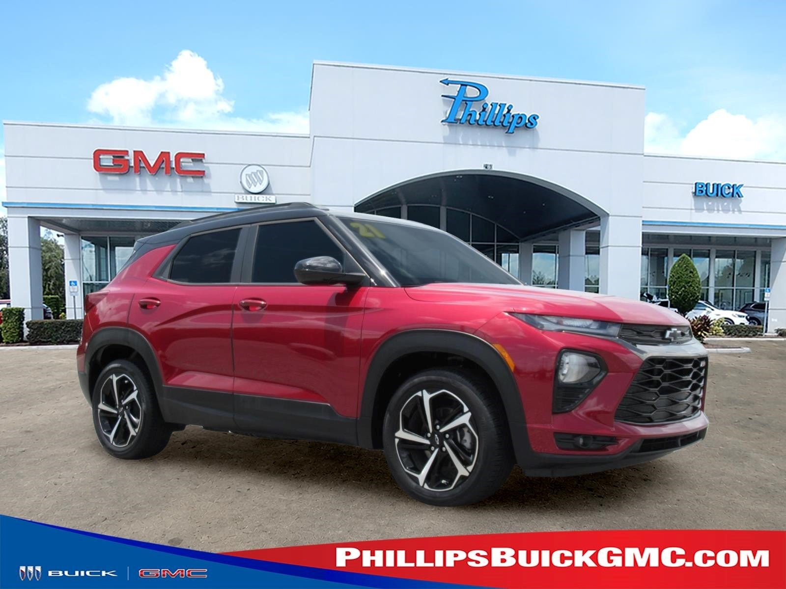 Scarlet Red Metallic 2021 Chevrolet Trailblazer SUV / Crossover Front-Wheel Drive Automatic