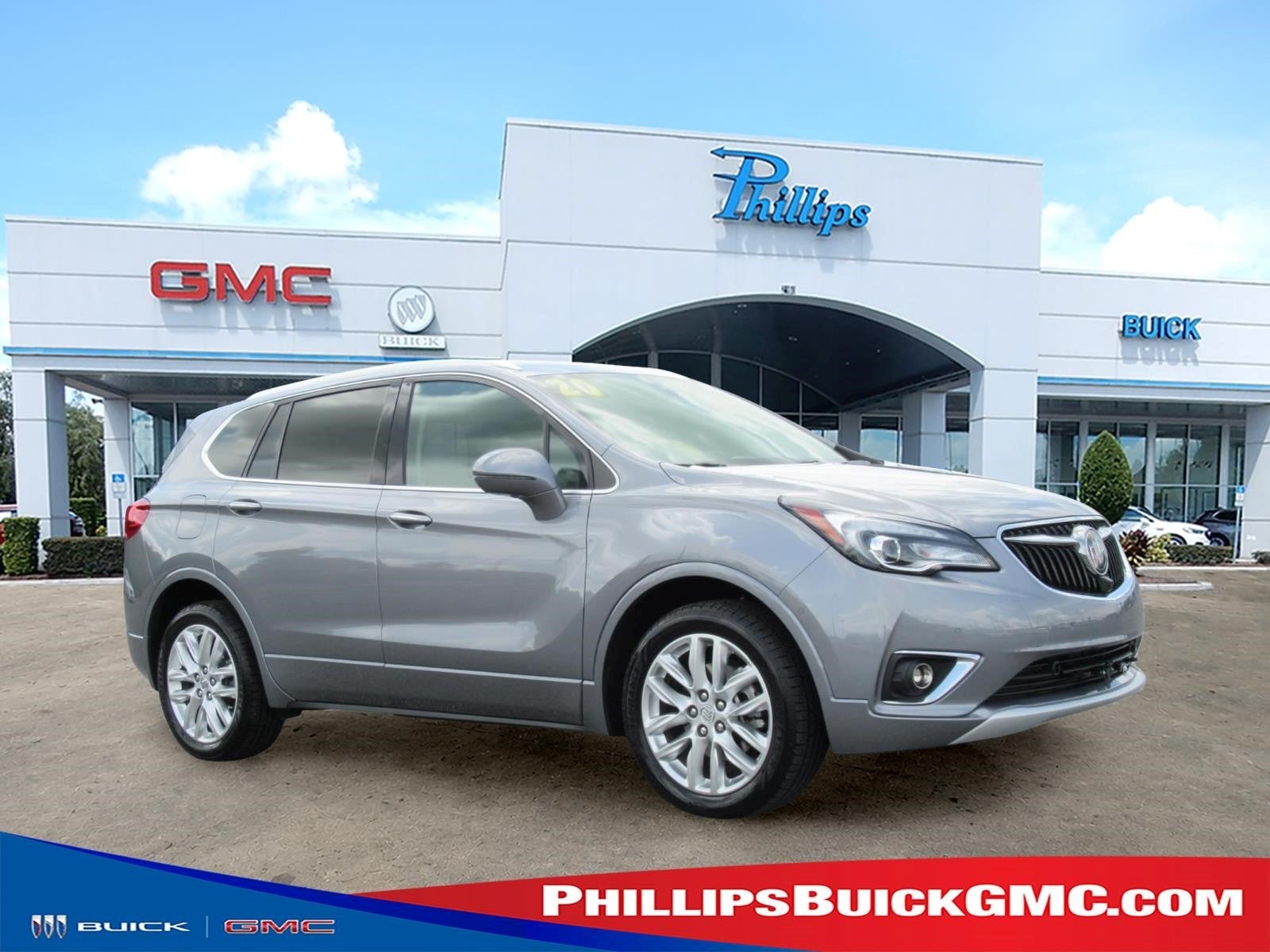 Gray (Satin Steel Metallic) 2020 Buick Envision SUV / Crossover All-Wheel Drive Automatic